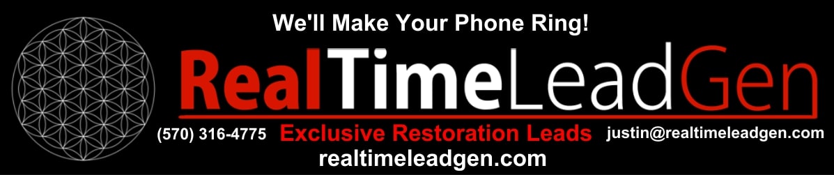 Real Time Lead Gen restoration lead examples of call recordings